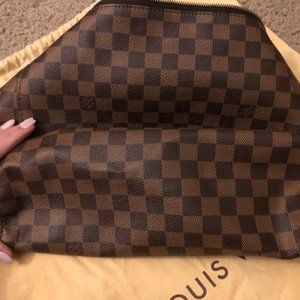 Portobello Handbag Damier Pm Brown Canvas Hobo Bag